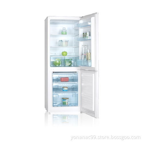 141L Fridge and 66L Freezer Double Door Refrigerator